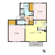 ラ・ポールMAEHATA Aの間取り画像