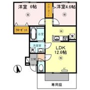 石がけ六番館の間取り画像