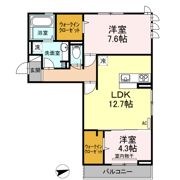 D-room紗都の間取り画像