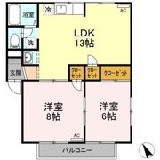 シャインポート屋島A～D棟 D棟の間取り画像