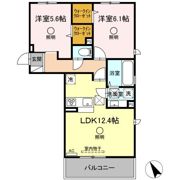 ザ サンハート八代の間取り画像