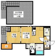 GRANDTIC 広島駅北の間取り画像
