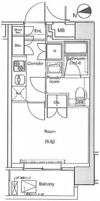 プレミアムキューブ大森デューの間取り画像