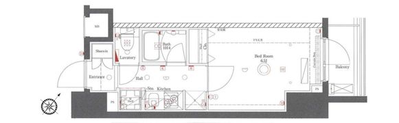 アゼスト立川の間取り画像