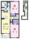 ル パラディの間取り画像