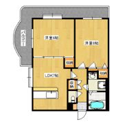 グリーンロード参番館の間取り画像