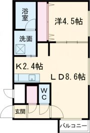 ステージア白石中央の間取り画像