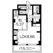 レジデンスカープ札幌の間取り画像