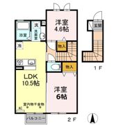 よつ葉館・蒼い館・まほろ館・ほくと館 ほくと館の間取り画像
