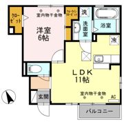 カトレア A棟の間取り画像