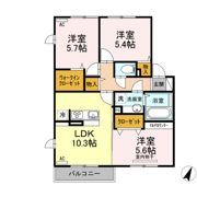 リヤン上南部の間取り画像