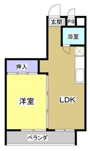 セントラルハイツの間取り画像