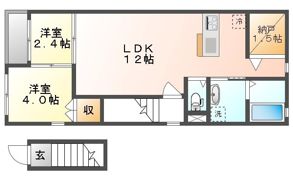 シャガールAの間取り画像