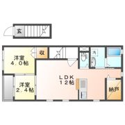 シャガールBの間取り画像