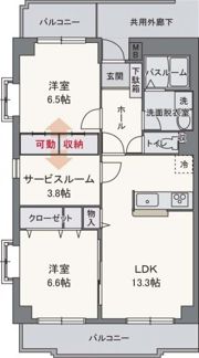 サンセールの間取り画像