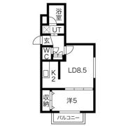 Lichtrare北大West(リヒトラーレ)の間取り画像