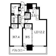 プレミスト札幌ターミナルタワーの間取り画像