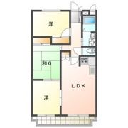田辺ハイツNO．2の間取り画像