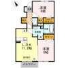アヴァンティ Aの間取り画像