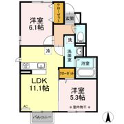 セジュール東通の間取り画像