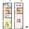 リースランド富田東 Aの間取り画像