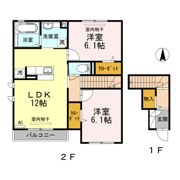 葵 Aの間取り画像
