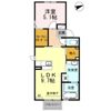 セジュールモンピⅡの間取り画像