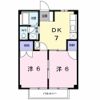コスモスハイツの間取り画像