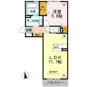 リバプールコートの間取り画像
