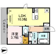 ライスシャワー坪井の間取り画像