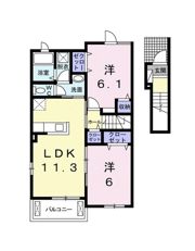 ルーク Ⅰの間取り画像
