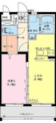 リヴェールMYMの間取り画像