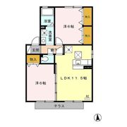 パトリ光山の間取り画像