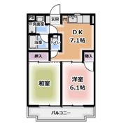 シェソワ西脇の間取り画像
