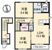 グランビュー B棟の間取り画像
