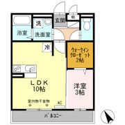 ノア東山B棟の間取り画像