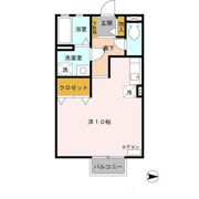 ガーデン・シャトレi 単身棟の間取り画像