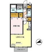 JOY WAVE YAMATO A棟の間取り画像