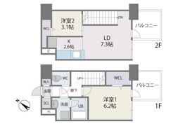 MODERN PALAZZO 博多駅南AXIAの間取り画像