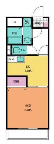 ピュアコート賀来の間取り画像