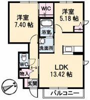 アメージングコートの間取り画像
