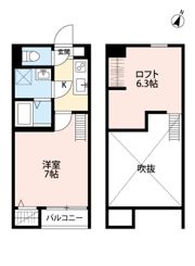 グリシーヌ西鶴間の間取り画像