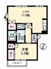 フレグランス福島 B棟の間取り画像