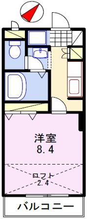 ワンズリバーサイドの間取り画像