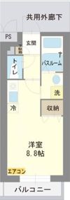 メゾン・クレールの間取り画像