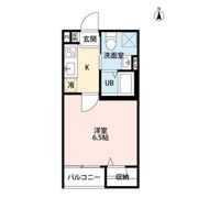 アパッショハート武庫川(アパッショハートムコガの間取り画像