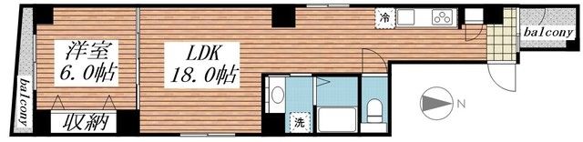 AKハイム笹塚の間取り画像