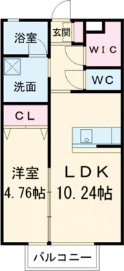 テラスコートさやかの間取り画像