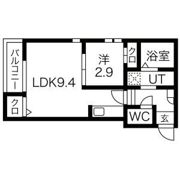グランティック サンメゾン新瑞の間取り画像