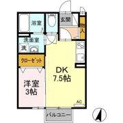 エクセルタムラ Bの間取り画像